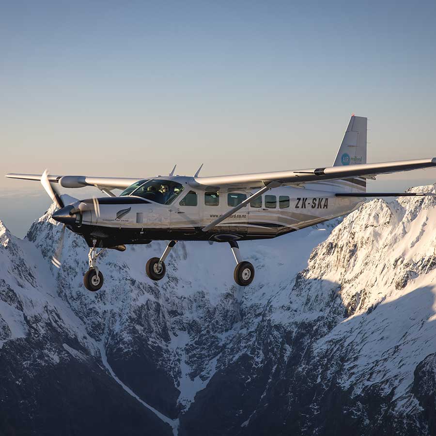 Getting to Milford Sound by Plane